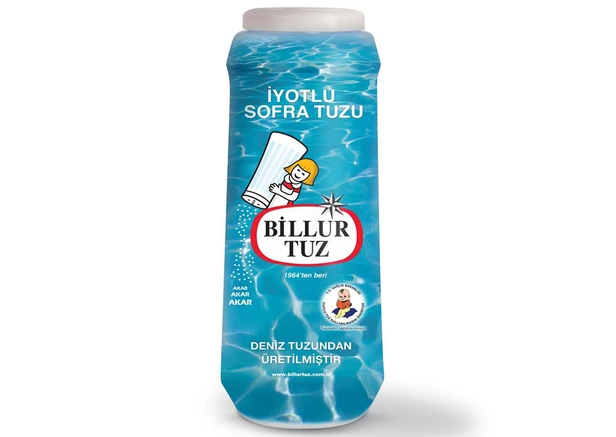 Billur Tuz Iyotlu Sofra Tuzu - Tafelsalz 500g