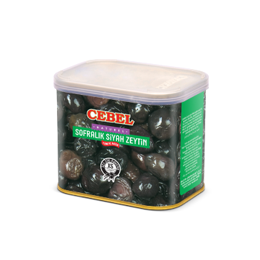 Cebel Sofralik Siyah Zeytin-  Schwarze Oliven mit Stein XS 375g
