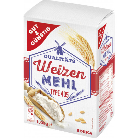 Gut & Günstig Weizenmehl Typ 405 1kg