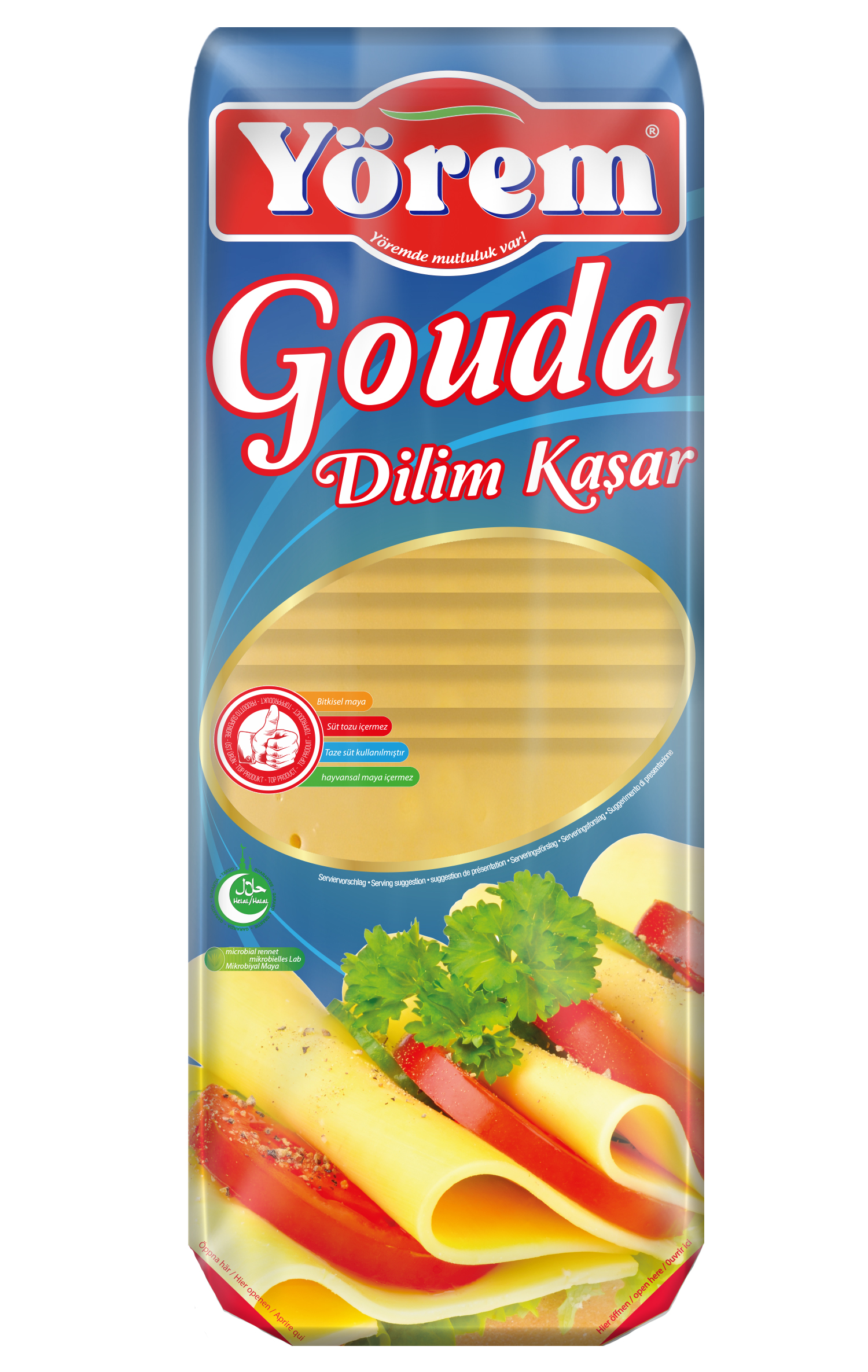 Yörem Dilim Kasar - Gouda 700g