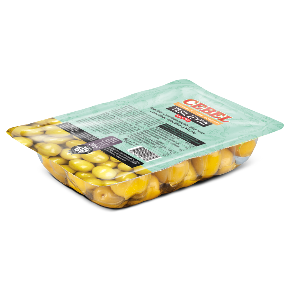 Cebel Yesil Zeytin- Grüne Oliven mit Stein 4XL 200g