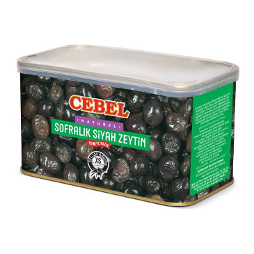 Cebel Sofralik Siyah Zeytin-  Schwarze Oliven mit Stein S 750g