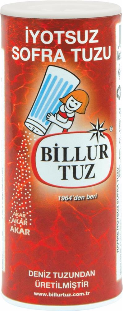 Billur Tuz Iyotsuz Sofra Tuzu - Tafelsalz 250g