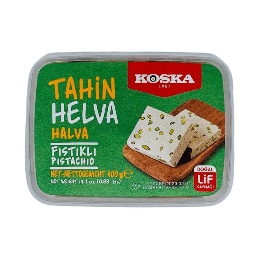 Koska Fistikli  Tahin Helva - Süsswarenspezialität mit sesampaste mit Pistachio 350g