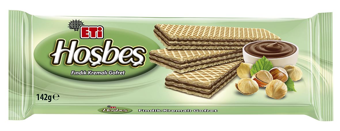 Eti Hoşbeş Gofret mit Haselnusscreme 142g