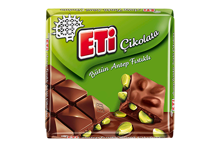 Eti Çikolata - Milchschokolade mit Pistazien 60g